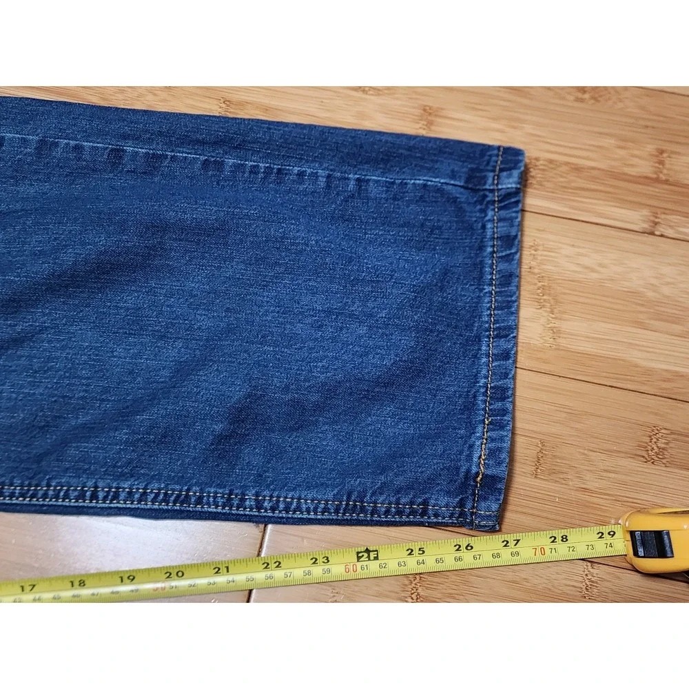 Levis 541 Jeans Mens 42x30 Blue Dark Wash Athletic Tapered Stretch Denim Preppy